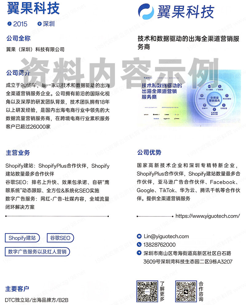 2024跨境電商品牌出海資源目錄【86家】